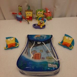 Nickelodeon SpongeBob Square Pants 7 Figures In Backpack Miscellaneous Makers